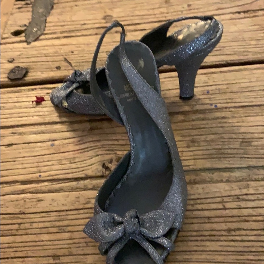 Moschino Sparkly Peep Toe sandal